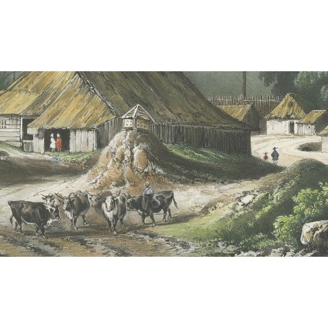 After B. Lauvergne, Singapore Environs View, French Exploration, Lithograph, 1845 For Sale - Image 4 of 10