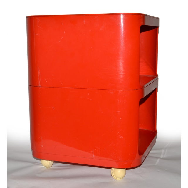 1970 Anna Castelli for Kartell Modular Chest of Drawers Casters Space Age Italy For Sale - Image 11 of 18