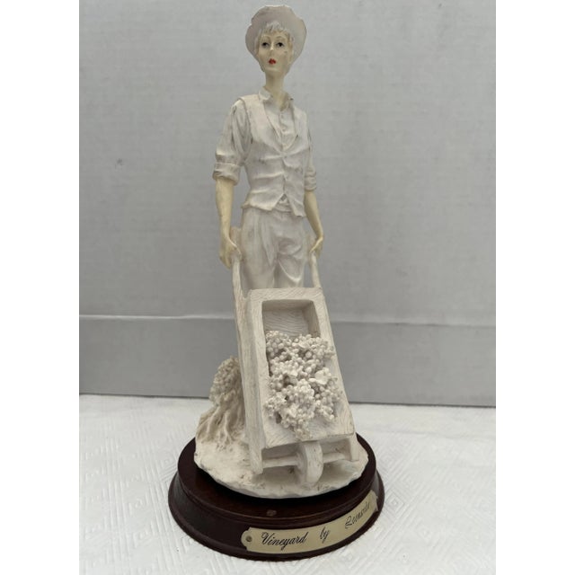 Vintage Early 20th Century Figurine "Vineyard by Leonardo" For Sale - Image 11 of 11