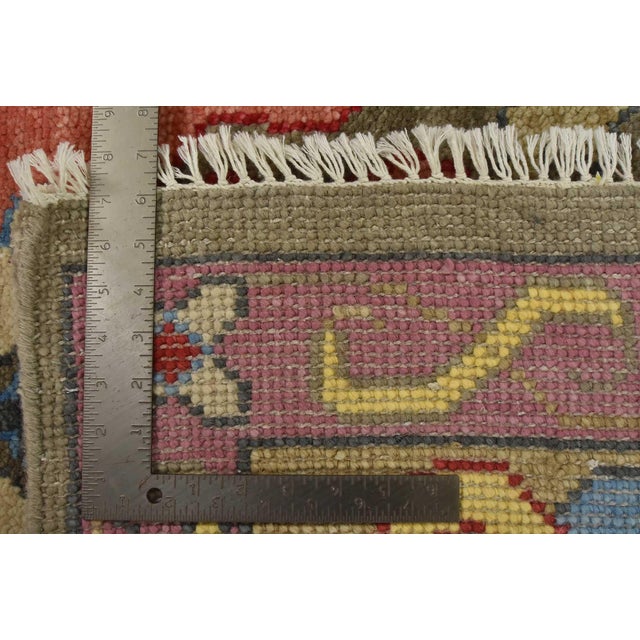 Oushak Rug 10’2” X 10′ Gray Wool Modern Hand-Knotted Oriental Carpet For Sale - Image 15 of 15