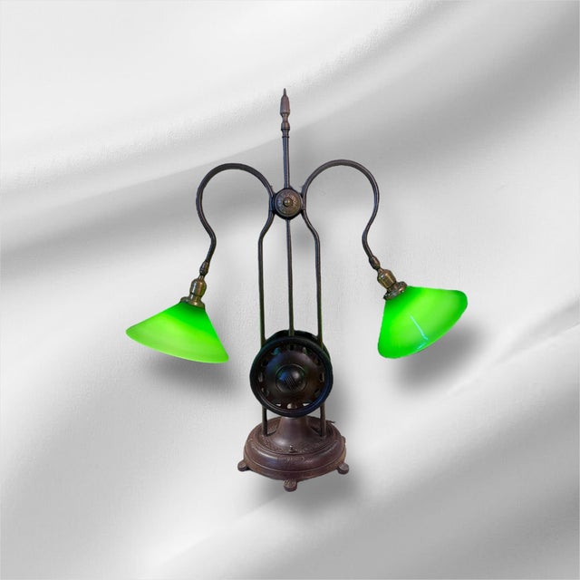 2000 - 2009 Pedal Car Wheel Table Lamp For Sale - Image 5 of 7