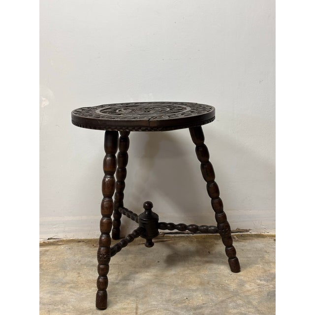 English Early 20th Century Oak Table For Sale - Image 3 of 5