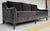 Transitional Art Co. Transitional Charcoal Velvet Magritte Sofa For Sale - Image 3 of 8