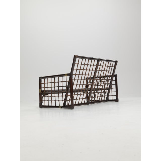 Wood Basilan Series Sofa by Afra & Tobia Scarpa for B&B Italia, Italy, 1970s For Sale - Image 7 of 14
