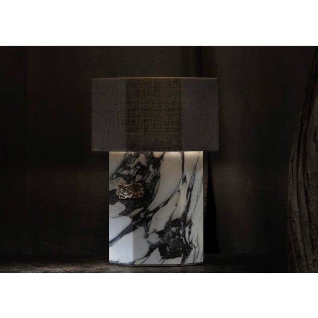 Not Yet Made - Made To Order Octavia Calacatta Purple Lamp by Arch Plus Ultra For Sale - Image 5 of 5