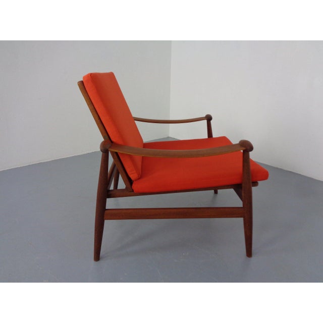 Brown Teak Model 133 Armchair by Finn Juhl for France & Son, Denmark, 1960s For Sale - Image 8 of 18