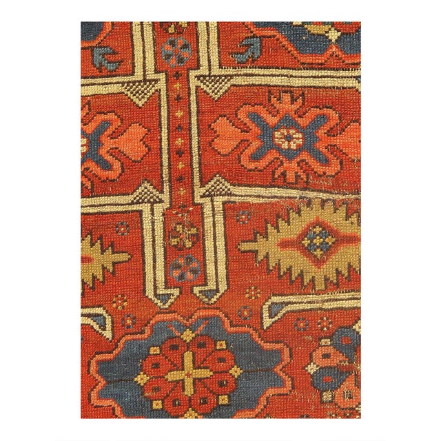 Kazak is a modern shape of old Caucasian rugs which strictly adheres to traditional design elements of the Caucasus. It...