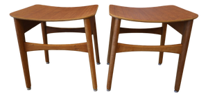Danish Stool in Teak and Oak, 1960s