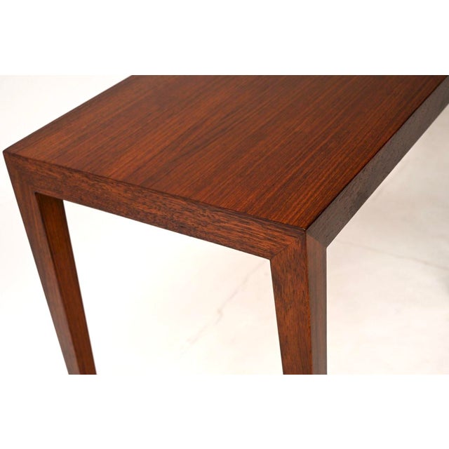 Brown Vintage Danish Side Tables by Severin Hansen for Haslev, 1960, Set of 2 For Sale - Image 8 of 11