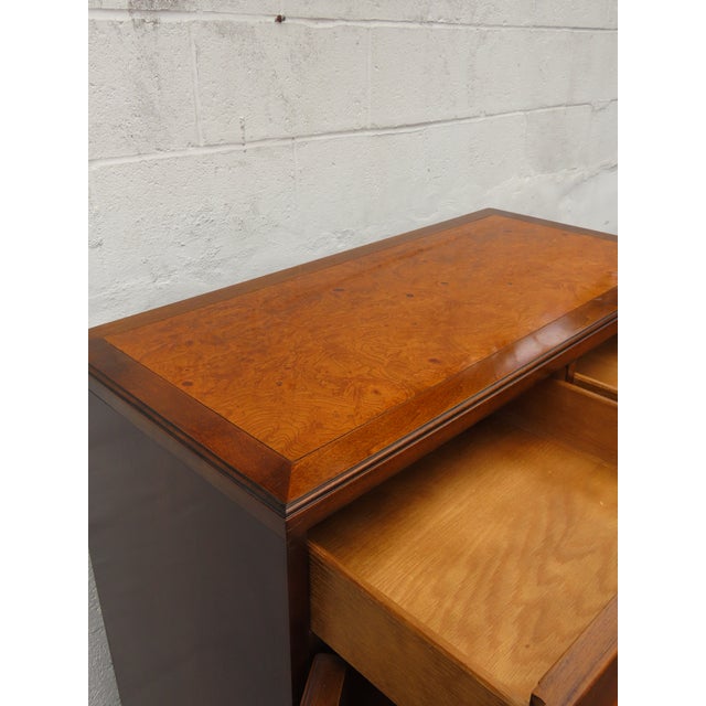 Brown Century Furniture Hollywood Regency Tall Chest of Drawers Highboy 6362 For Sale - Image 8 of 18