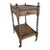 1920s Antique English Barley Twist Tea Trolley With Drawer For Sale