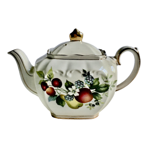 1930's Sadler England Fruit "Cube" Tea Pot