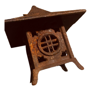 Antique Pagota Japanese Garden Lantern/Ancient Japanese Traditional Wrought-Iron Candle Lantern