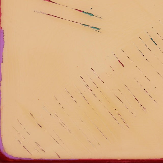 The Window 317 - Modern Resin Beige Minimalist Original Artwork by Ricky Hunt For Sale - Image 4 of 9