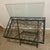Late 20th Century London House Glass and Iron Folding Side Table, Including Glass Table Top. For Sale In San Antonio - Image 6 of 7