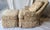 Vintage Ethan Allen Tapestry Club Chair and Matching Ottoman For Sale In Palm Springs - Image 6 of 12