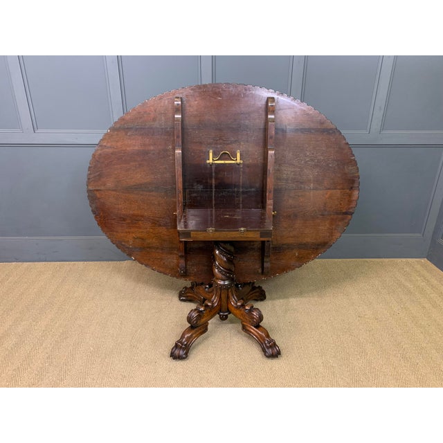 Regency Rosewood Centre Table, 1825 For Sale - Image 12 of 17