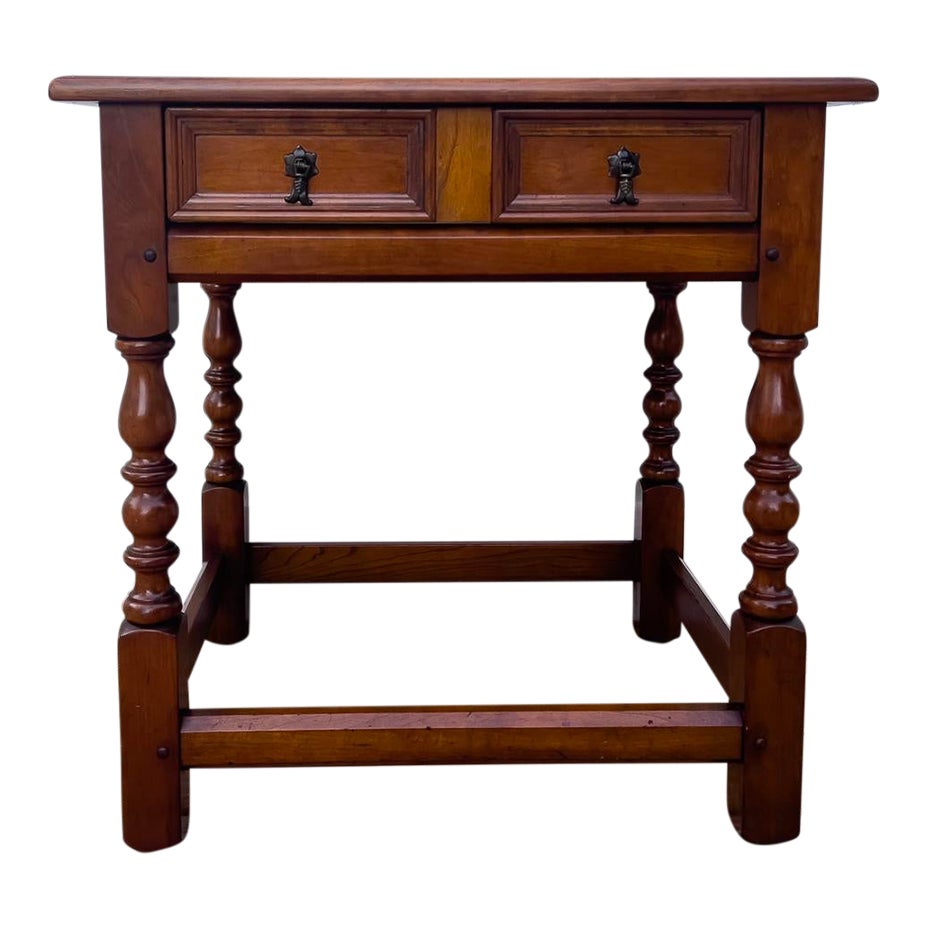 1960s Leopold Stickley Cherry Valley Side Table With Drawer Chairish