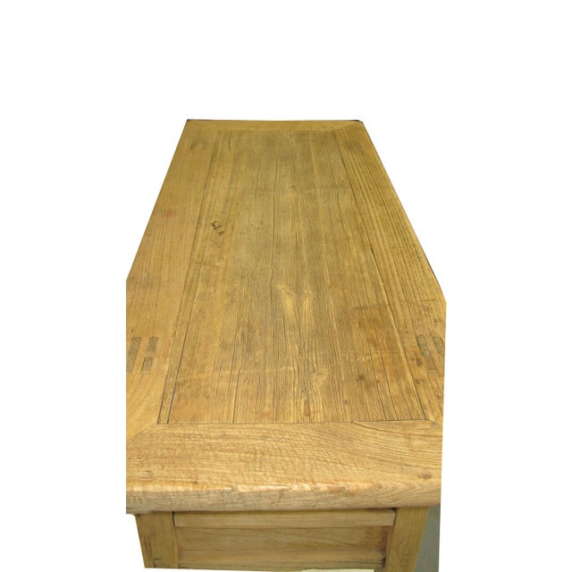 2020s Rustic Asian Dresser With Decorative Carved Drawer For Sale - Image 5 of 13