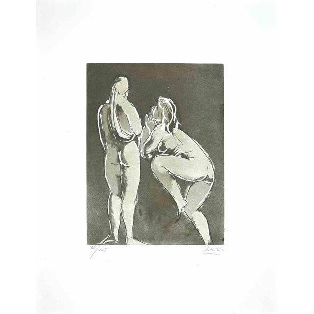 Hand Signed and numbered. Edition of 125 prints. Published in the artwork series: "Giacomo Manzù: Fifteen original...
