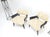 Pair of Mid-Century Modern Black Lacquer Abstract Fabric Lounge Chairs AS IS For Sale - Image 13 of 14