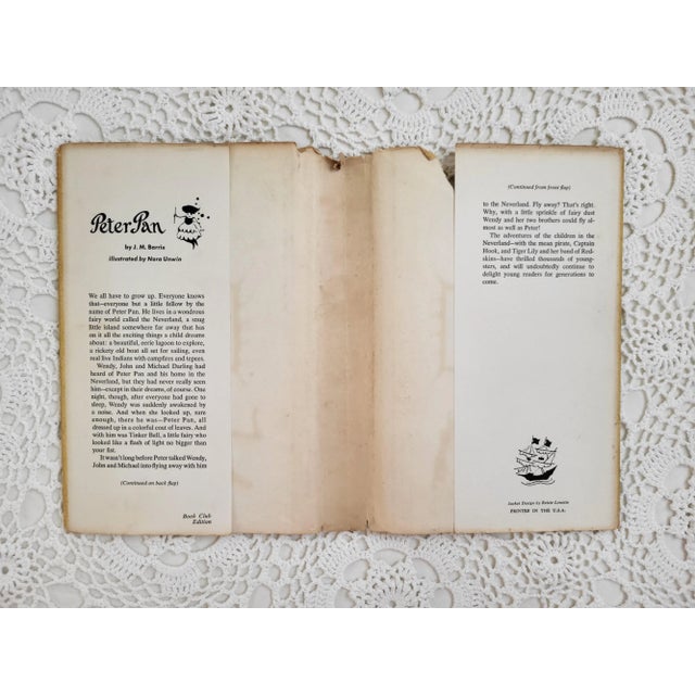 Wood 1950s Pair of Framed Mid Century Peter Pan Art Prints For Sale - Image 7 of 8