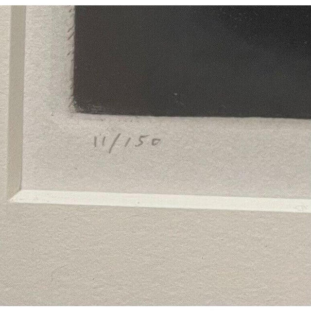 Paper Original Tomoe Yokoi 'orange and Violin' Still Life Signed Ltd Ed Mezzotint For Sale - Image 7 of 11