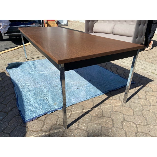 1980s Krueqer Vintage Mid Century Modern Tanker Conference Room Table For Sale - Image 11 of 12