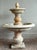 Stone Vintage Boho Cast Stone Two Tier Fountain For Sale - Image 7 of 10