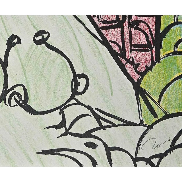 Poppea II is an original lithograph realized by Tono Zancanaro in 1981. Hand-signed. numbered. Edition 88/125. This piece...