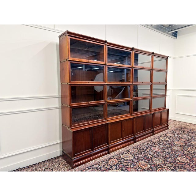 English Bookcase from Globe Wernicke, Set of 4 For Sale - Image 4 of 18