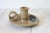 Vintage Maple City Pottery salt glaze taper candle holder. Made in the USA Minor age wear. No chips or cracks.