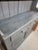Antique Rustic One Piece Pine Dresser From Southern England in a Wonderful Grey/Blue Color - Circa 1890 For Sale - Image 12 of 17