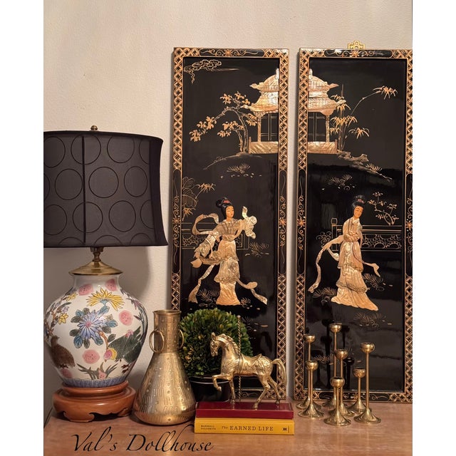 Vintage Chinoiserie Lamp in Botanical & Bird Motifs Attributed to Frederick Cooper For Sale - Image 16 of 18