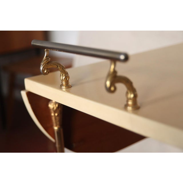 Serving Trolley by Aldo Tura, 1960, in Very Good conditions. Designed 1960 to 1969 I have official proof of authenticity...