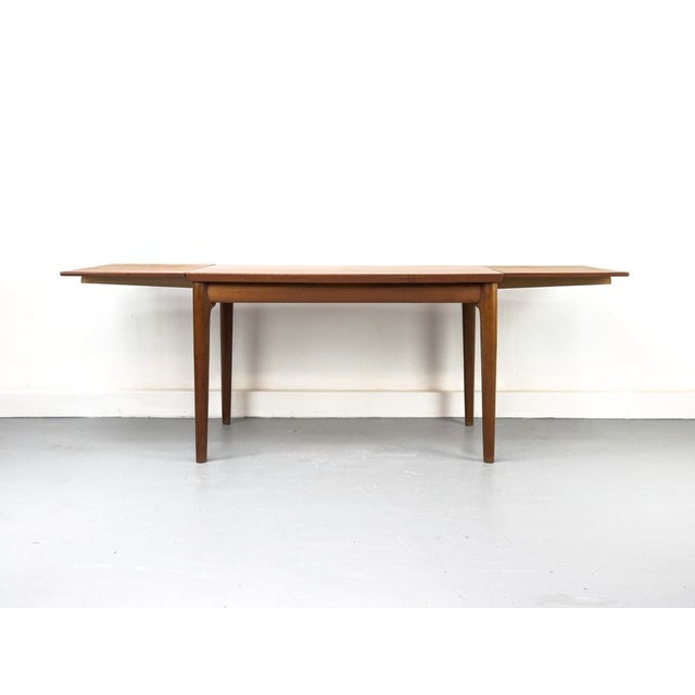 Vintage Danish Extendable Dining Table in Teak by Grete Jalk for Glostrup, 1960s For Sale - Image 9 of 18