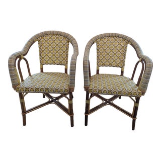 Set of 2 Philippe Model Maison for Maison Gatti French Bistro Chairs For Sale