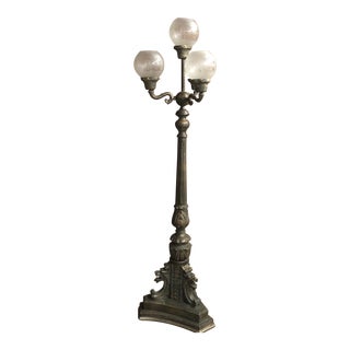 Gothic Floor Street Lamp For Sale
