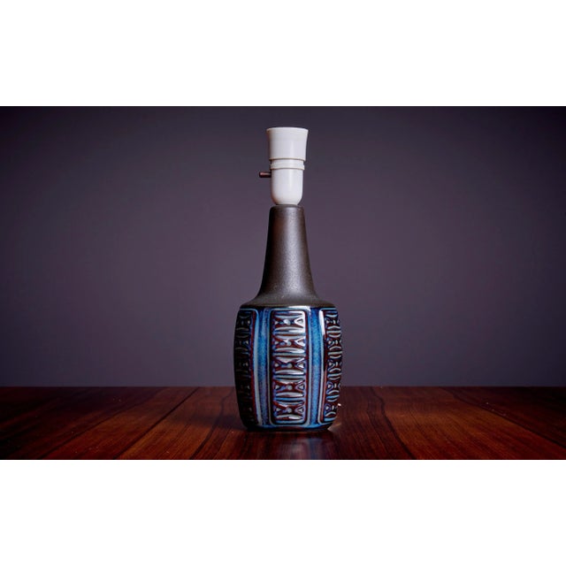 1960s Ceramic Table Lamps attributed to Soholm, Denmark, 1960s, Set of 2 For Sale - Image 5 of 7