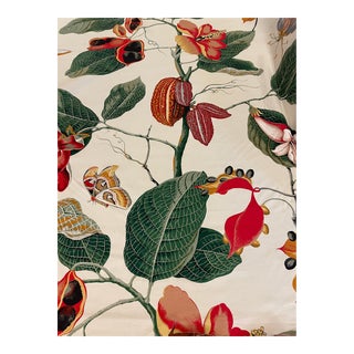 Pierre Frey Boussac "Nakai" Botanical Fabric- 3.5 Yards For Sale