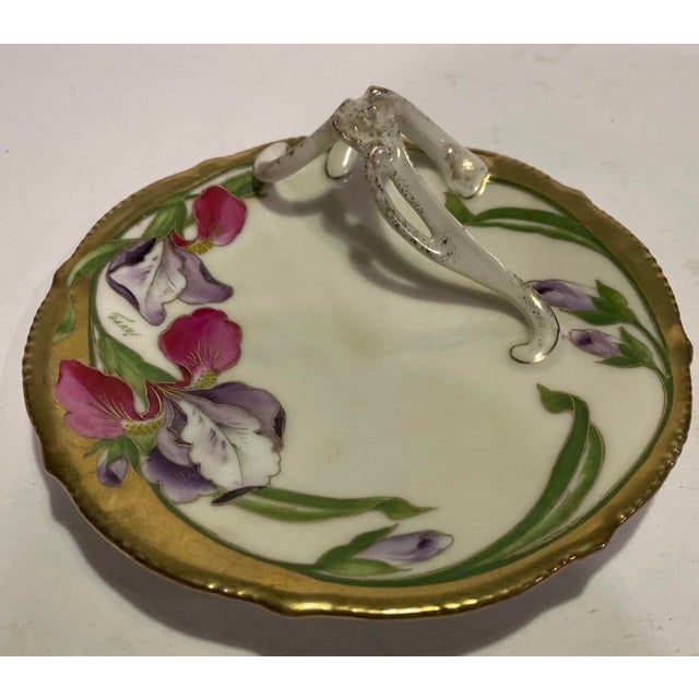 Early 20th Century Early 1900's Vintage Tea Set Handpainted Porcelain Art Nouveau For Sale - Image 5 of 7