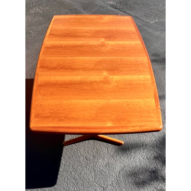 Mid Century Modern Extendable Teak Dining Table + Two Leafs | by Laurits M Larsens For Sale In Tampa - Image 6 of 12
