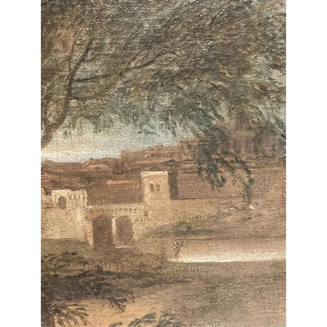 Flemish Artist, Landscape, Oil on Canvas, 18th Century For Sale - Image 6 of 9