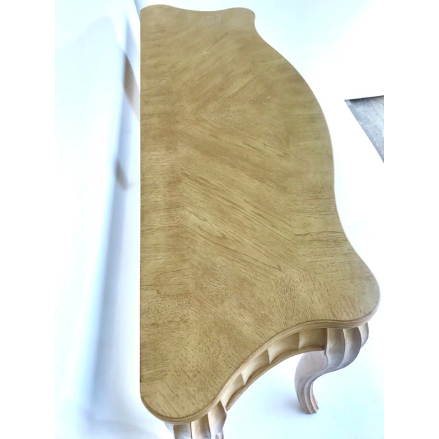 Vintage French Tan Console Table For Sale In Naples, FL - Image 6 of 8