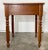 Wood Antique Early American Turned Wood Single Drawer Side Table For Sale - Image 7 of 10