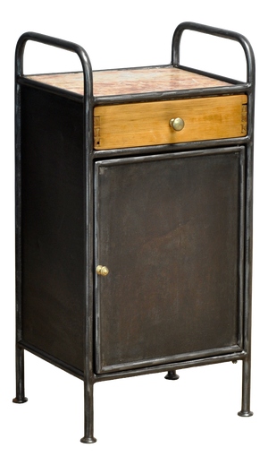Nightstand with Marble Top, 1920s