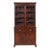 George III English Antique Mahogany Bookcase Secretary Desk Circa 1780 For Sale