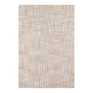 Dash & Albert by Annie Selke Crosshatch Ivory Micro Hooked Wool Rug, 3' x 5' For Sale