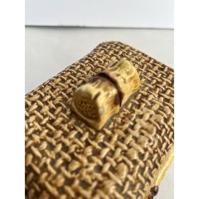 Faux Bamboo Ceramic Box For Sale - Image 10 of 10