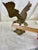 Vintage Solid Cast Brass Eagle Sculpture on Rocky Outcrop, 12” Tall For Sale - Image 11 of 11